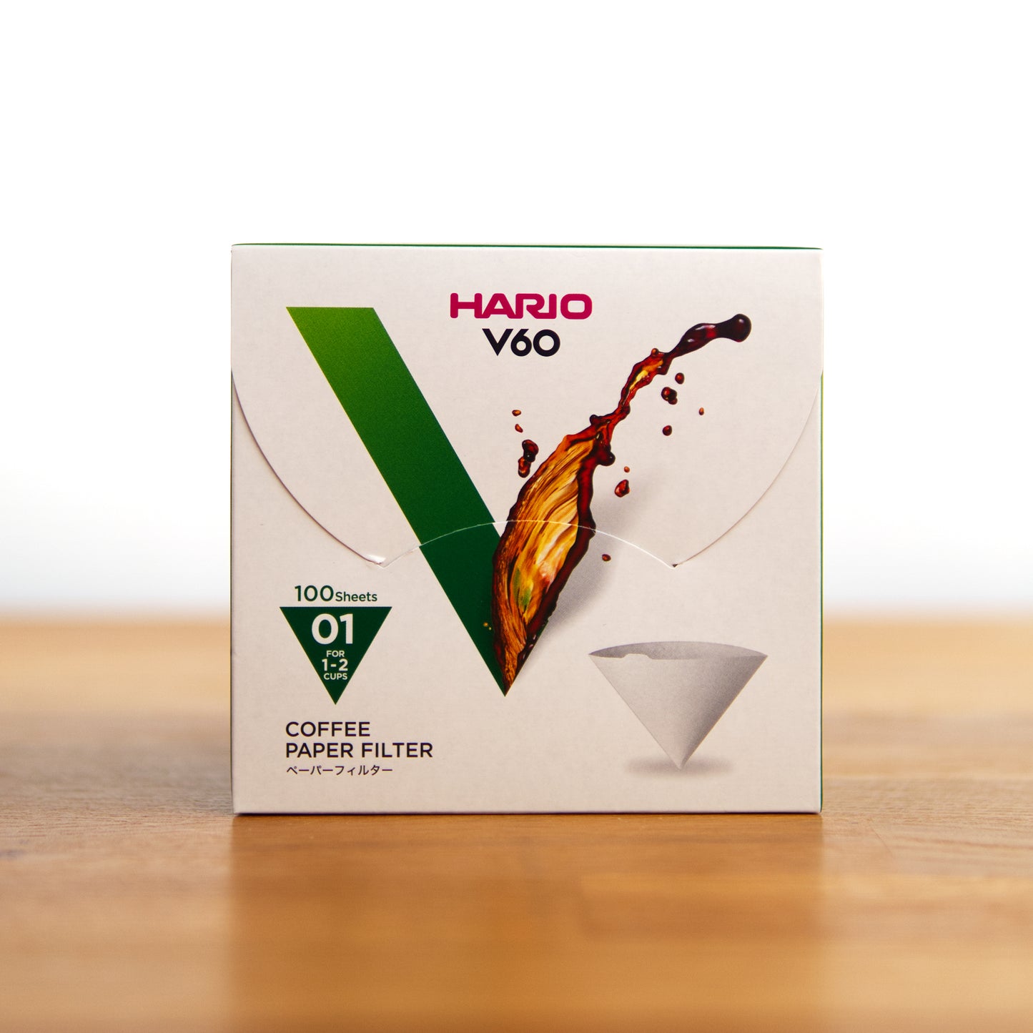 Hario V60 Filter Paper 01 White 100 pcs